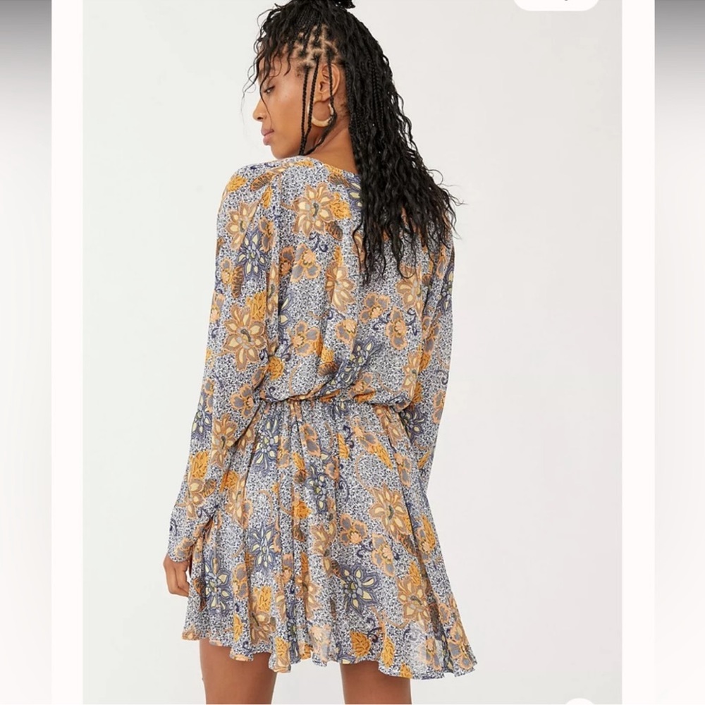 Free People Teegan Floral Mini Dress, Extra Large - Picture 3 of 11